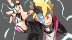 Poster Anime Boruto dengan tampilan visual yang menarik dan menampilkan karakter utama Boruto Uzumaki