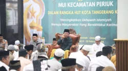 Ribuan Jemaah Hadiri Subuh Keliling Akbar di Masjid Miftahul Jannah, Periuk