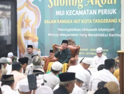 Ribuan Jemaah Hadiri Subuh Keliling Akbar di Masjid Miftahul Jannah, Periuk